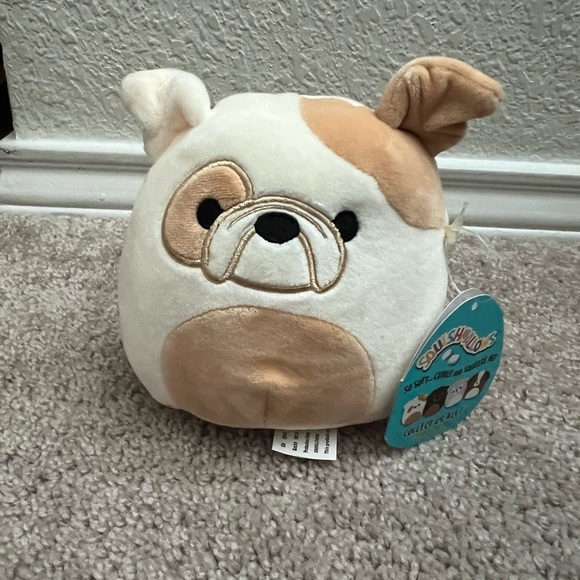 New 5” Brock the Bulldog Squishmallows - Picture 1 of 6